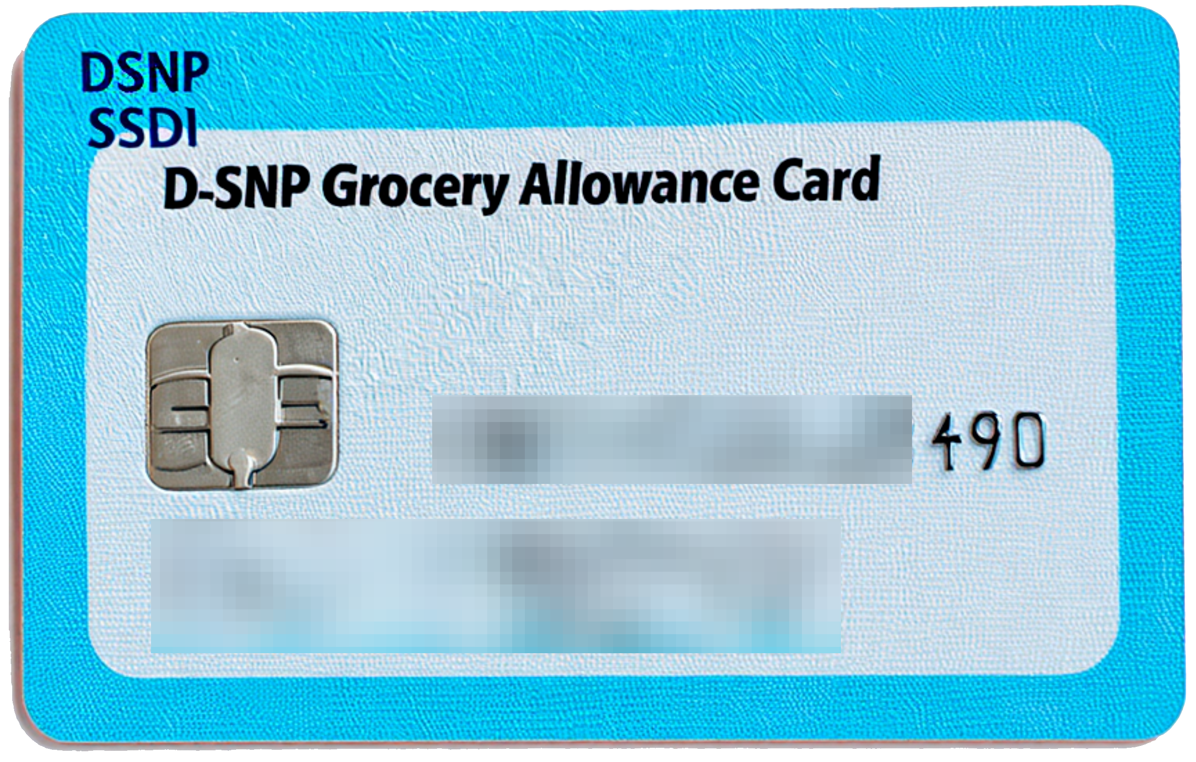 D-SNP Grocery Allowance Card for SSDI and Medicare members